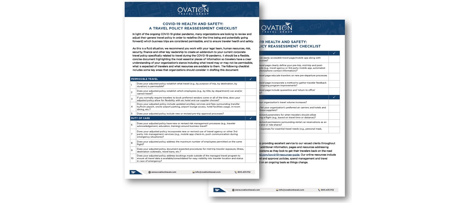 COVID Policy Checklist Ovation_blog
